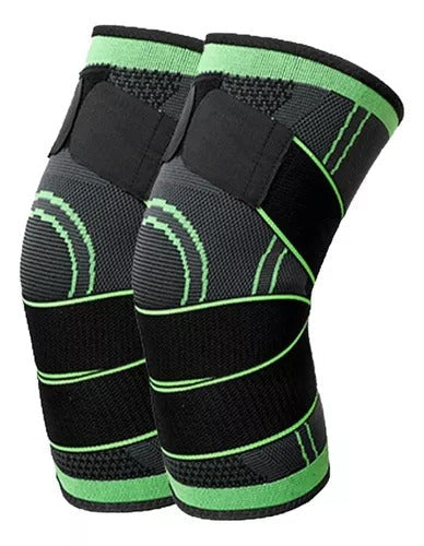 Rodillera De Compresion Ajustable 2X1 🥇