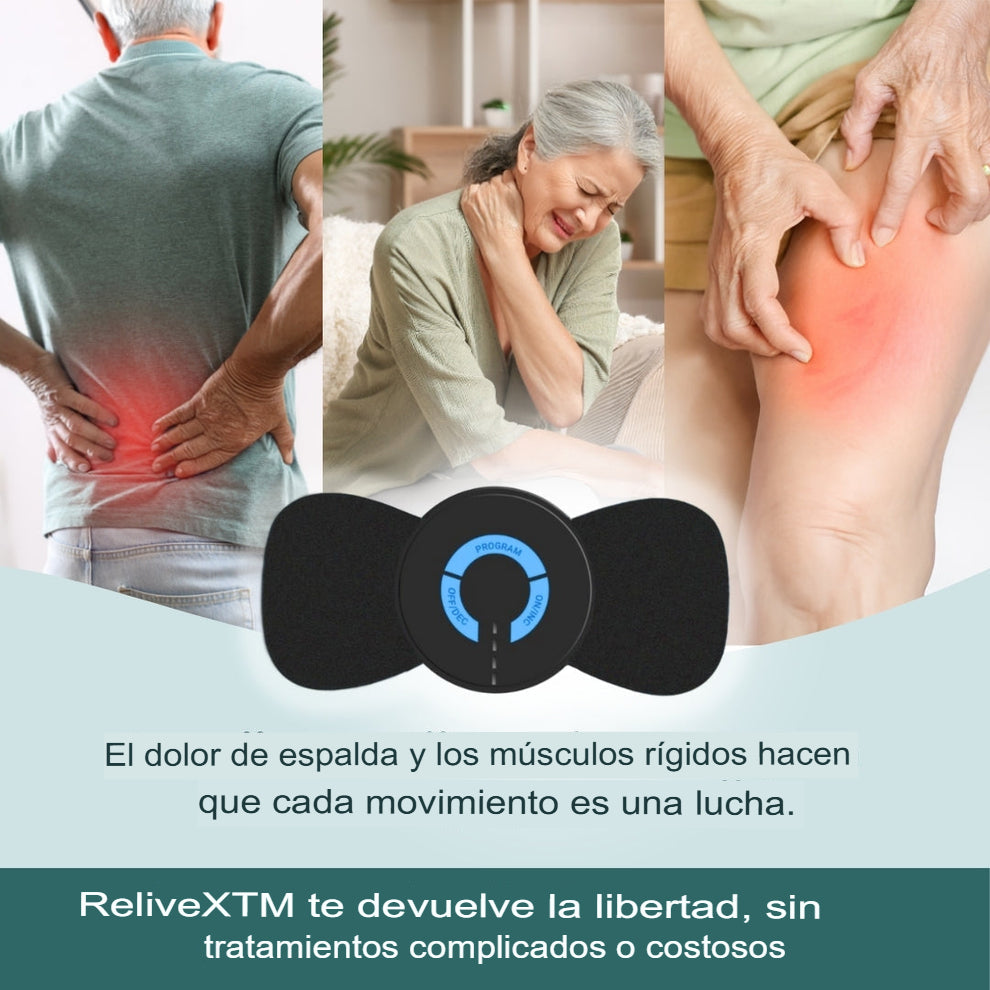 ReliveX™ Masajeador Multifunción - Alivia el dolor de ciática, hernia y nervios sin cirugía ni medicación.