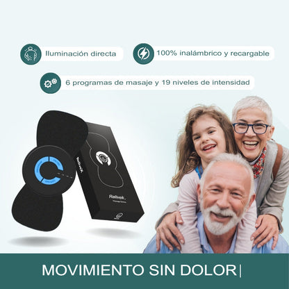 ReliveX™ Masajeador Multifunción - Alivia el dolor de ciática, hernia y nervios sin cirugía ni medicación.