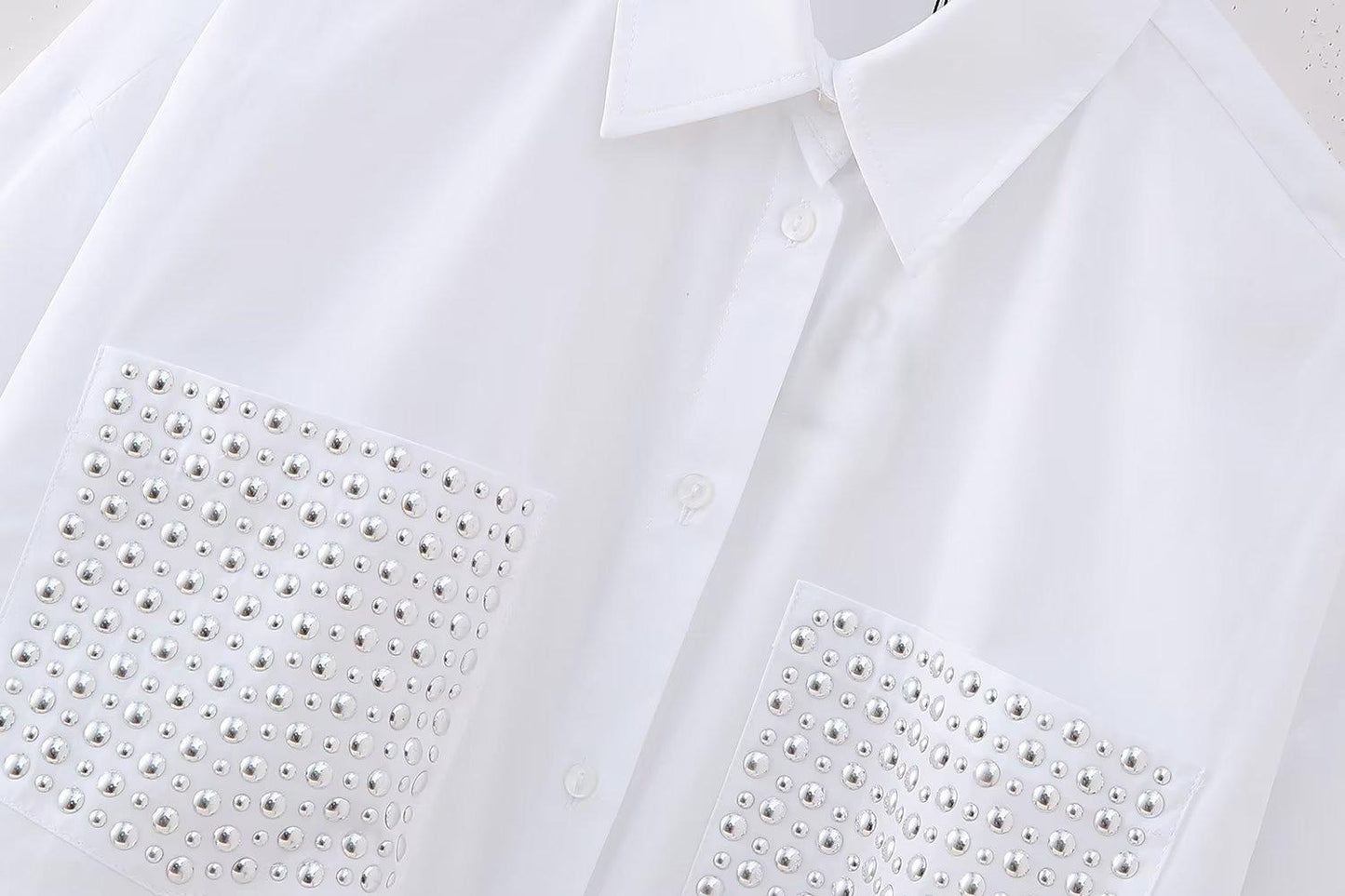 Camisa MEGAN con bolsillo decorativo